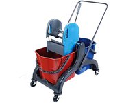 Візок для прибирання на два відра з віджимом (2х25л) Э0000010913_thumbnail