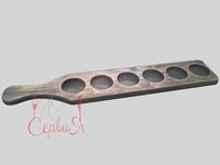 Підставка дерев'яна з шістьма виїмками 32,5х9,5см Ар_thumbnail