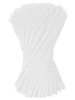 Соломка для соку 21смх6мм зі згином біла 210мм 100шт BS_thumbnail