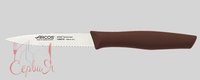 Ніж для чищення коричневий зубчастий 10см 188618 Nova Arcos_thumbnail