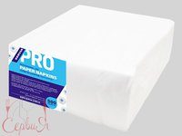 Серветка одношарова біла 22х22см 500шт Servia Pro_thumbnail