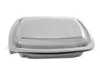 Контейнер РР ланч-бокс 230х170х50мм чорний з прозор.кришкою 1л 10шт 015006/08 СпК-230-50Ч_thumbnail