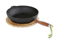 Сковорода-сотейник д.200мм h54мм дер. ручка"Термо"_thumbnail