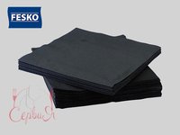 Серветка одношарова чорна 24х23см 300шт Ruta a0704_thumbnail