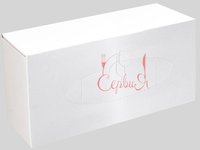 Серветка двошарова біла 20х20см Grand 150шт у боксі Point СКБ-2/150_thumbnail