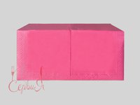 Серветка двошарова рожева 33х33см 200шт Alsupak_thumbnail