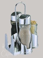 Набір для спецій пластик 4пр. (сіль/перець/серветн./зубоч.) 16969_thumbnail