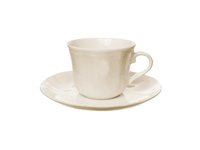 Чашка с блюдцем (130мм) 100мл Castel-FBC (сл.кость)_thumbnail