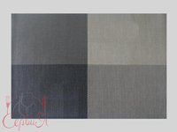 Сет під гаряче вініл 40х35см клітина чорно-біла 17410_thumbnail