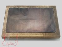 Підставка-піднос дерев'яна прямокутна 34х30см на ніжках_thumbnail