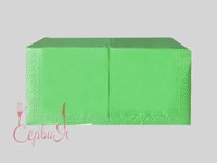 Серветка двошарова салатова 33х33см 200шт Alsupak_thumbnail
