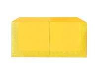 Серветка двошарова жовта 33х33см 200шт Alsupak_thumbnail