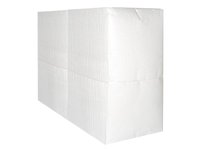 Серветка одношарова біла 24х24см 400шт Servia ЩІЛЬНА_thumbnail