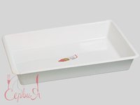 Лоток №4 пластик білий 54х38х9см 1420 Senyayla_thumbnail