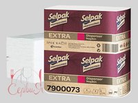 Серветка для діспенсера 24х26,5см біла 250шт Selpak 33760025_thumbnail