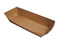 Тарілка-човник папер. 270х110х47мм КРАФТ ламінір.100шт SPCK008.001-00_thumbnail