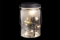 Лампа настольная LED "Банка декор" 8,5*14см C&T 107708_thumbnail