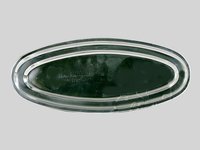 Блюдо овальне металеве 30см_thumbnail