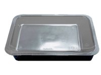 Контейнер РР 227х178х40мм чорний с прозор. кришкою 10шт Т1 А 25916_thumbnail