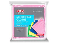 Серветка з мікрофібри для скла 30х30см 4шт асорті Pure Glass PRO 18303650_thumbnail