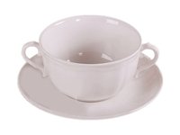 Бульонница 350мл с блюдц. (160мм) Castel-FBC (сл.кость)_thumbnail