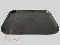 Піднос 30х40см пластик коричневий 18009_thumbnail