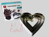 Набір форм кондіт. нерж. Серце h4,5см 20х20/15х15/10х10см 3шт 19119_thumbnail