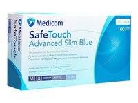 Рукавички нітрілові М сині SafeTouch Advanced 100шт 1175-TG_thumbnail