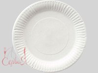 Тарілка картон. 230мм біла 100шт ПП ТН-23_thumbnail