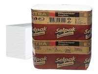 Серветка для діспенсера 24х18см біла 250шт Selpak 33760045_thumbnail