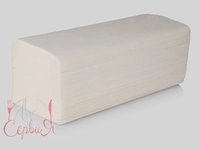 Рушник 1шар Vскладення сірий 160шт Servia PRO_thumbnail