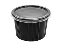 Контейнер для супу з прозорою кришкою чорн. дно 500мл 115х78мм  10шт_thumbnail