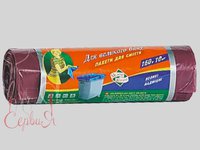 Пакет для сміття 160л 10шт фіолетовий МЖ 2317 CD_thumbnail