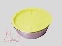 Миска глибока метал. д.20см с крышкой 19677_thumbnail