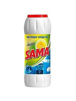 Засіб для чищення та санобробки посуду, кахеля, сантехники Лимон 500г SAMA_thumbnail