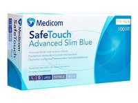 Рукавички нітрілові L сині SafeTouch Advanced 100шт 1175-TG_thumbnail