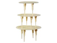 Стійка для торта 3-х рівнева пластмасова арт.16044_thumbnail